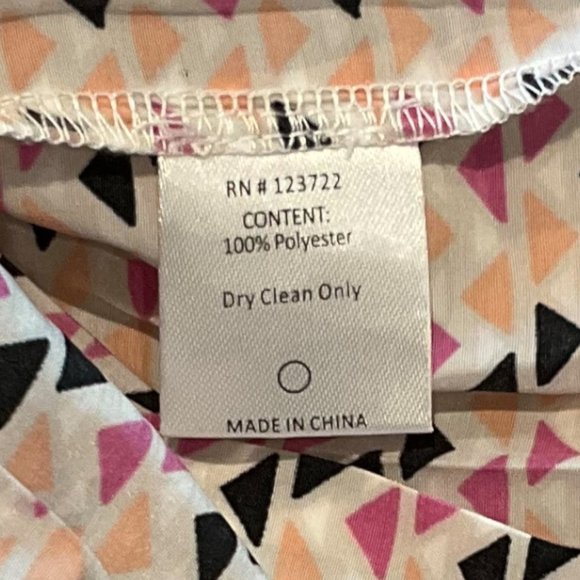 Ace Delivery Pleated Skirt - Geometric Pattern, Boho - Size Medium - Picture 5 of 5